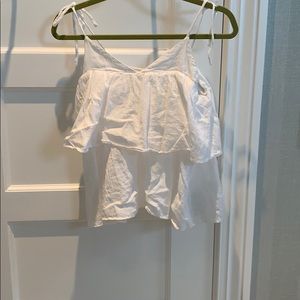 white summer blouse